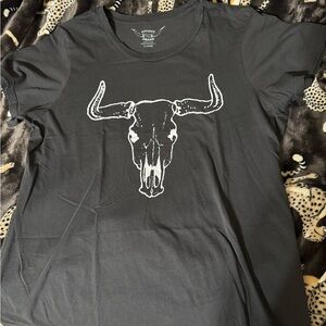 Black Graphic Short Sleeve Tee